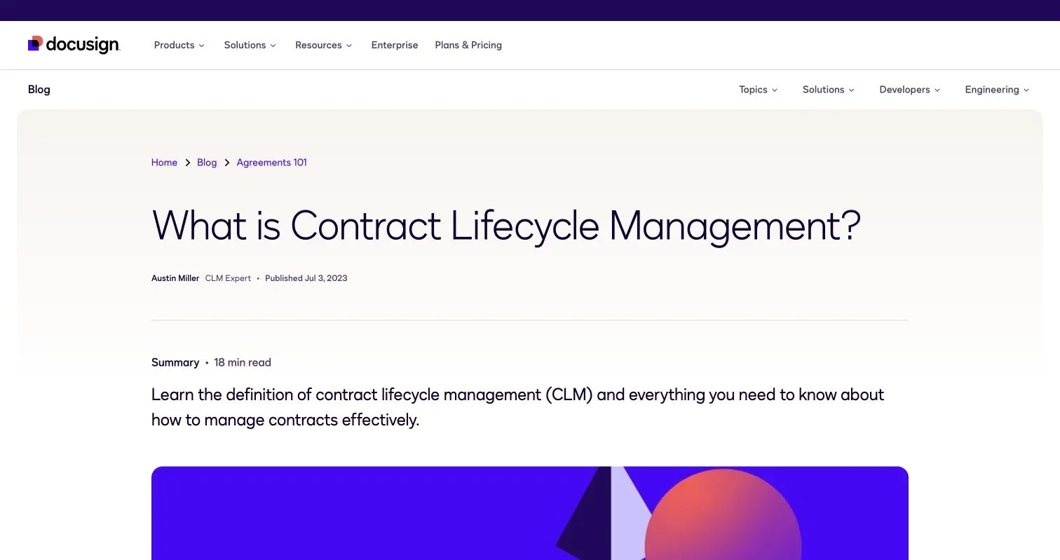 Contract Management Workflow: Complete CLM Guide